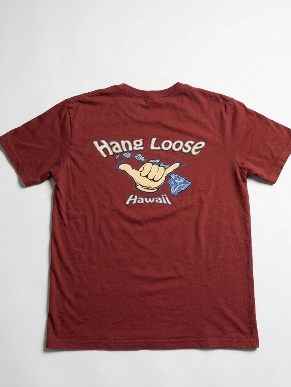 Hawaii Hang Loose 100% Cotton Graphic Tee Size XL Unisex , , , Long Sleeve Tee