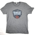 Samuel Adams Gray T Shirt Star Shield Logo Cotton Blend Men's Large