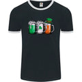 St Patricks Day Beer USA Irish Funny Mens Ringer T-Shirt FotL