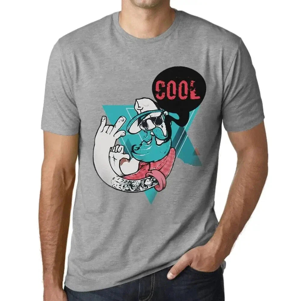 Mens Funky Grampa Cool Print Vintage Short Sleeve Unisex , , , Long Sleeve Tee
