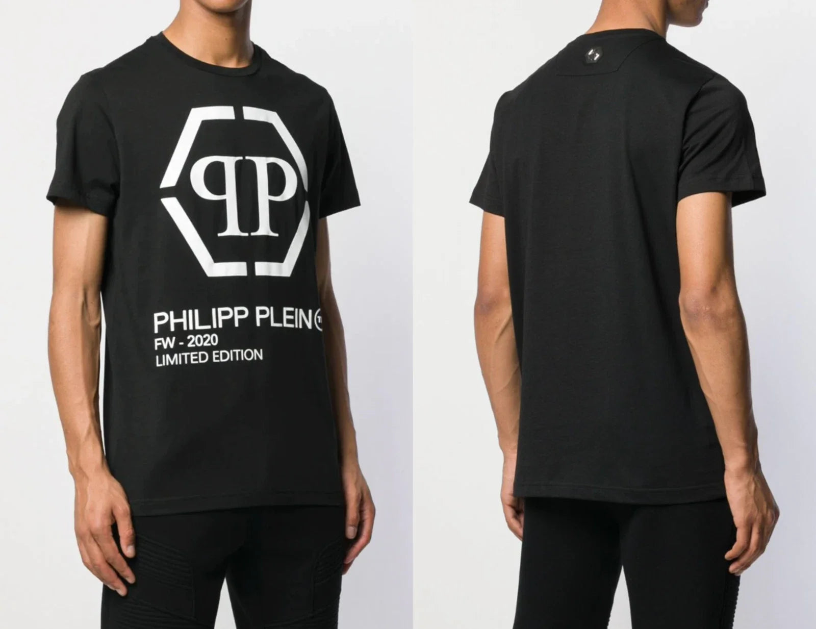 Philipp Plein Gold Cut Limited Edition Logo Shirt Round Neck Tee Top New 4XL Unisex , , , Long Sleeve Tee