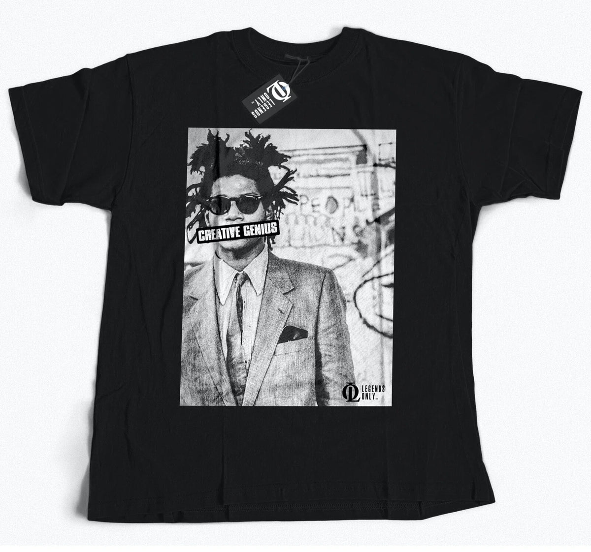 Basquiat Creative Genius (All Sizes Available up to 3XL) Unisex , , , Long Sleeve Tee