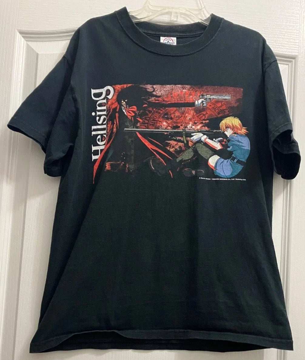 Hellsing Alucard & Seras Victoria adult men's size medium used Unisex , , , Long Sleeve Tee