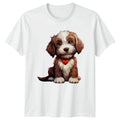 Cute Puppy Dog Heart Collar Animals Dogs Mens Womens Graphic Tee Unisex , , , Long Sleeve Tee