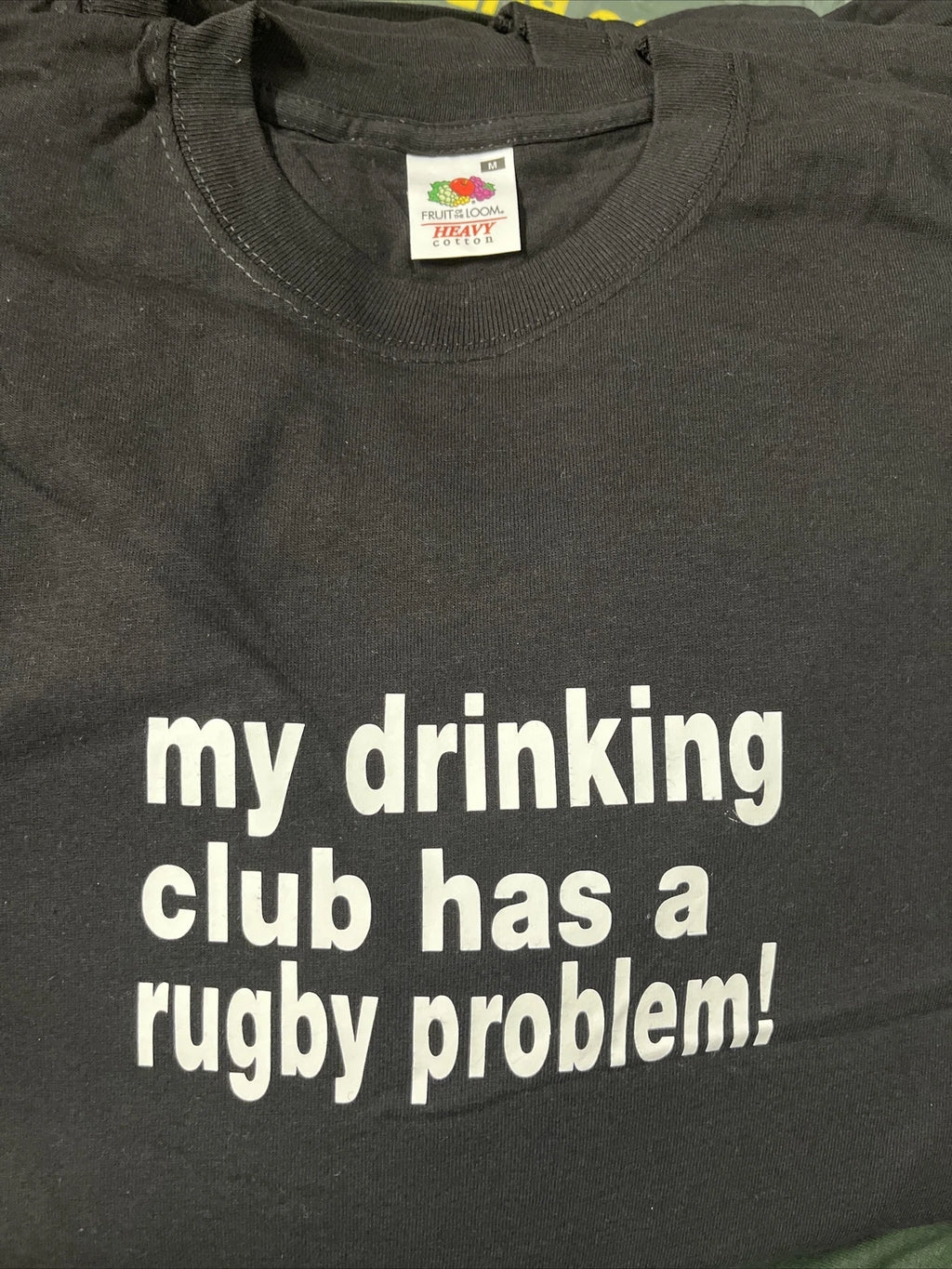Rugby World Cup Funny Slogan Novelty T-Shirts Sarcastic Joke Black