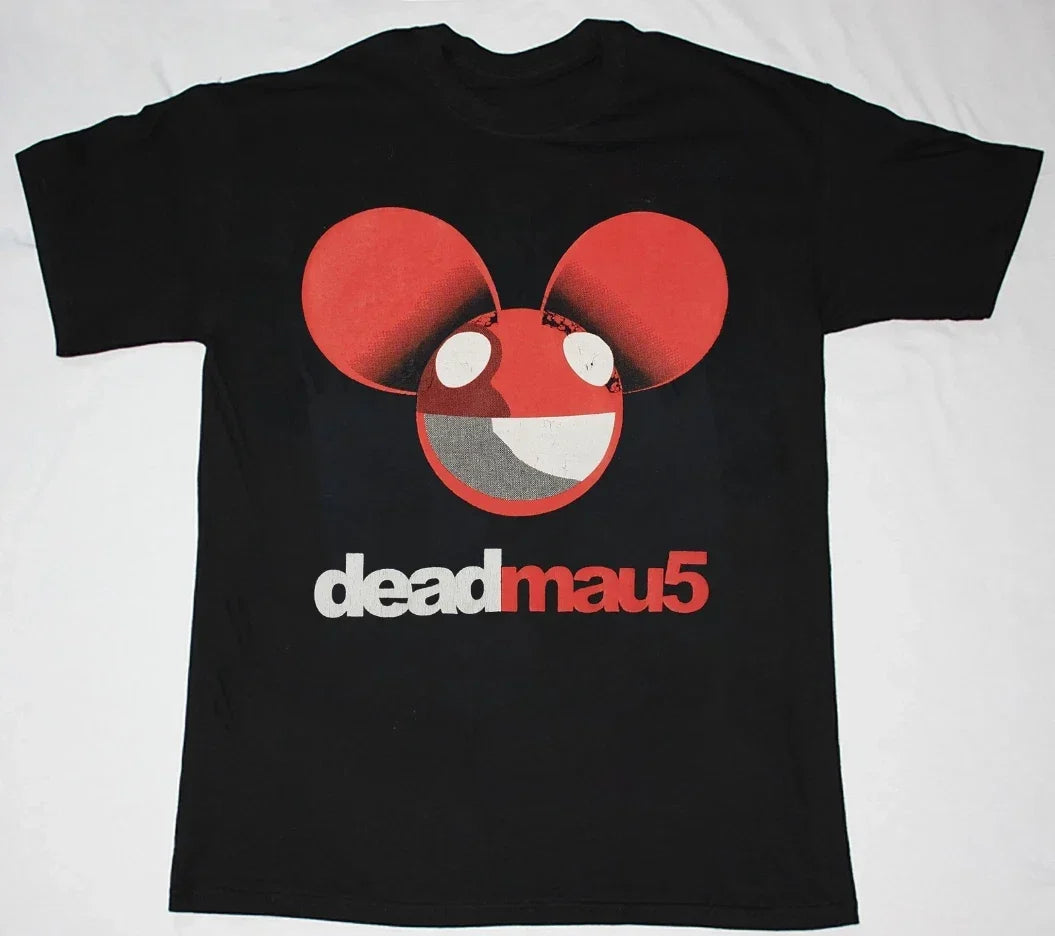 Deadmau5 Short Sleeve Hip Hop Black Size Tee Unisex T-shirt, Sweatshirt, Hoodie (1)
