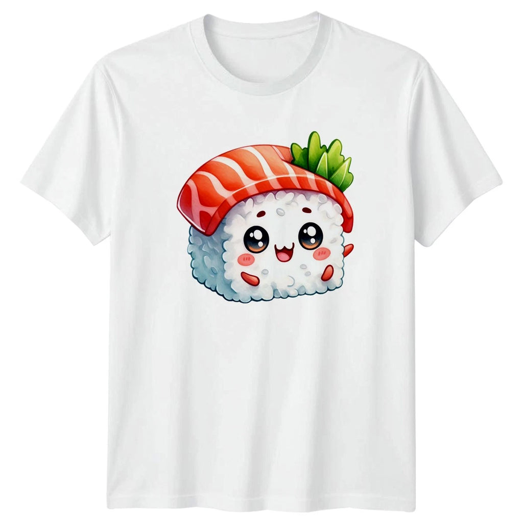 Cute Kawaii Sushi Roll T-Shirt Kawaii Food Japanese Food Gift For Him And Her