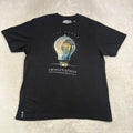LRG Mens Black Graphic Print T Shirt The Power of Imagination 2XL Unisex , , , Long Sleeve Tee