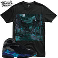 Shirt To Match 8 Aqua Unisex Tee Sneaker Shirt Cool Shirt For Sneaker Tee Unisex , , , Long Sleeve Tee