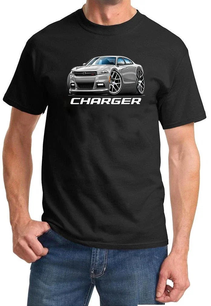 2015-18 Charger Full Color Tshirt NEW FREE SHIPPING Unisex , , , Long Sleeve Tee