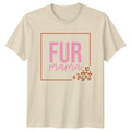 Fur Mama Leopard Paw Prints - Cute Cat Mom Tee Unisex , , , Long Sleeve Tee