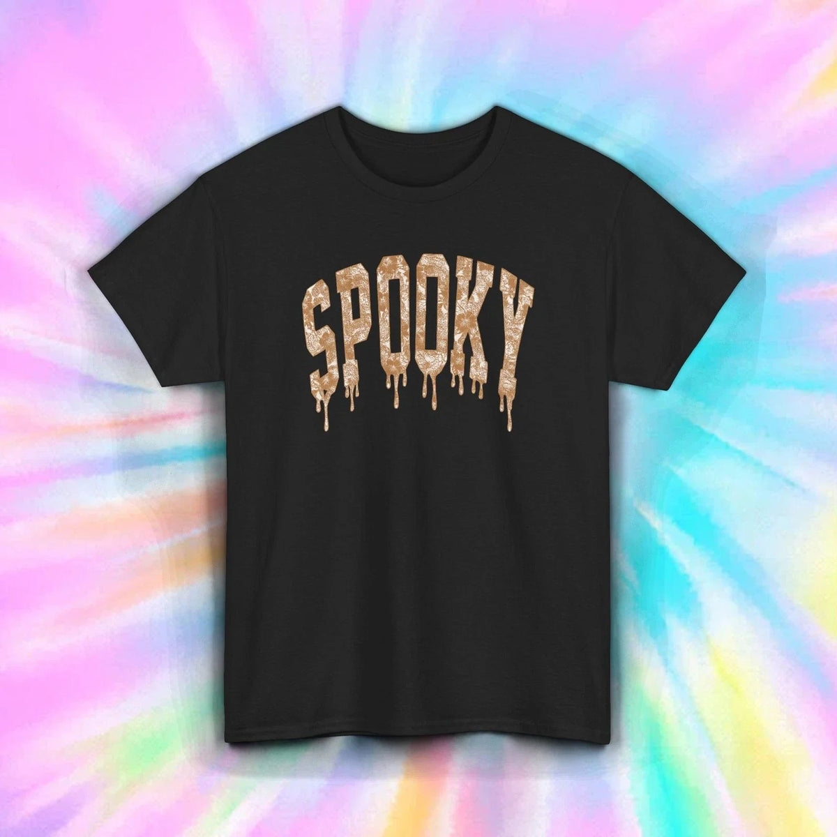 Spooky Dripping Letters Shirt | Halloween Horror Aesthetic Tee S-5XL Unisex , , , Long Sleeve Tee
