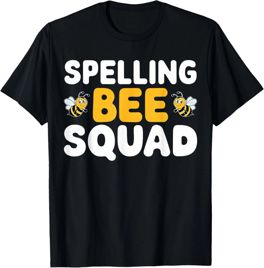 Spelling Bee Squad T-Shirt – Funny Bee Graphic Shirt for Kids & Teachers Gift