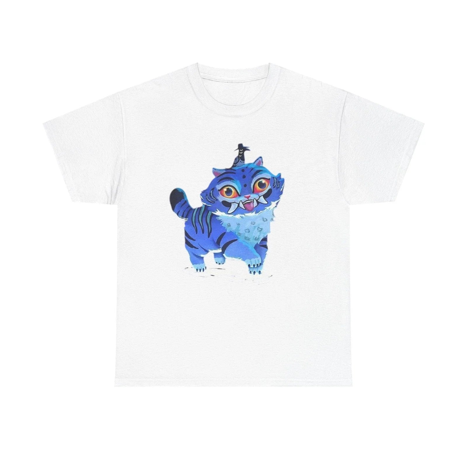 Cute Kitten Graphic Tee KPop K-Pop Demon Hunters Derpy Unisex , , , Long Sleeve Tee