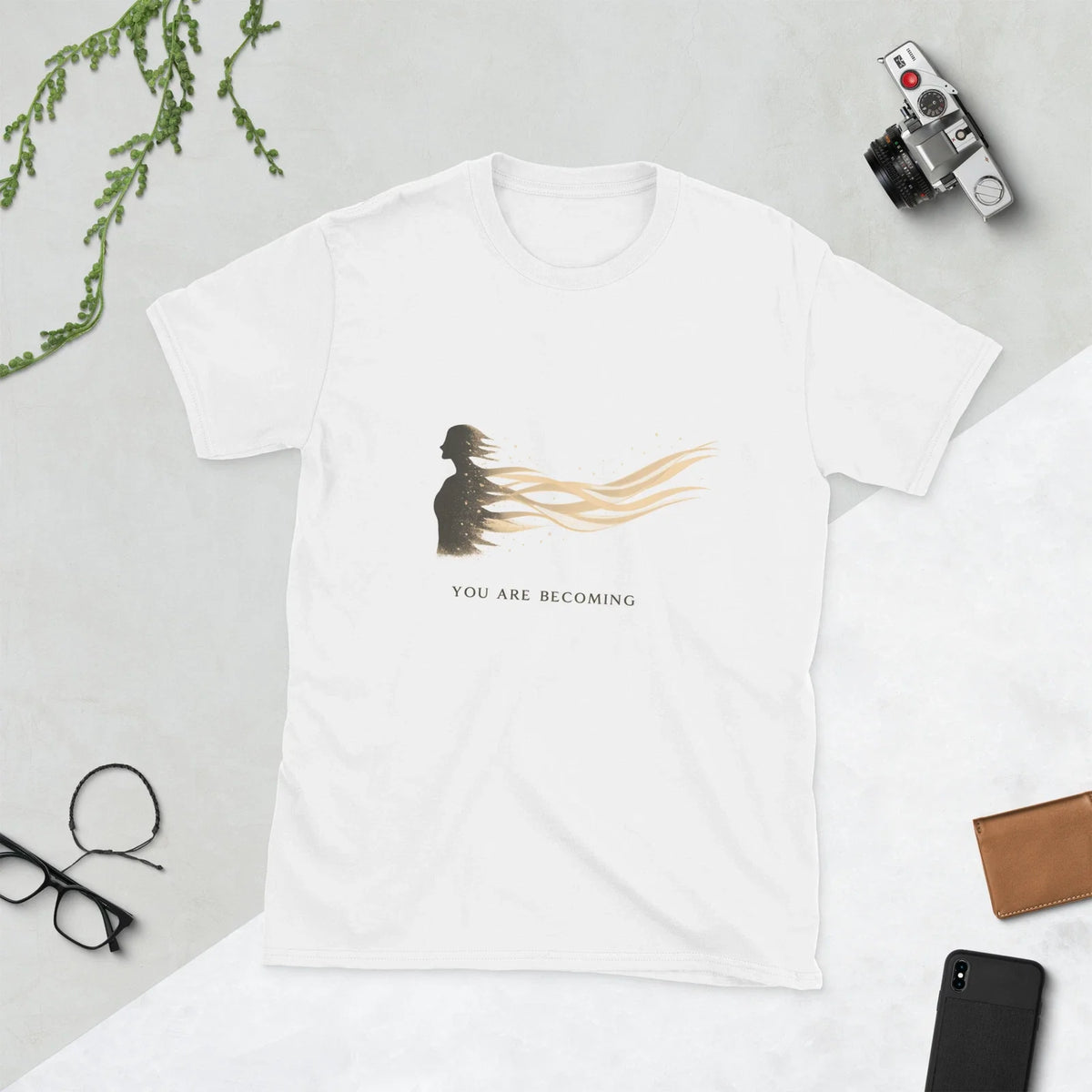 You Are Becoming Unisex T Shirt Minimal Motivation Growth Mindset Art Tee Unisex , , , Long Sleeve Tee