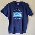 LIFE is CRAP     OUT OF BEER     BOOZE  Drunk  Drinking   T-Shirt sz..  MEDIUM