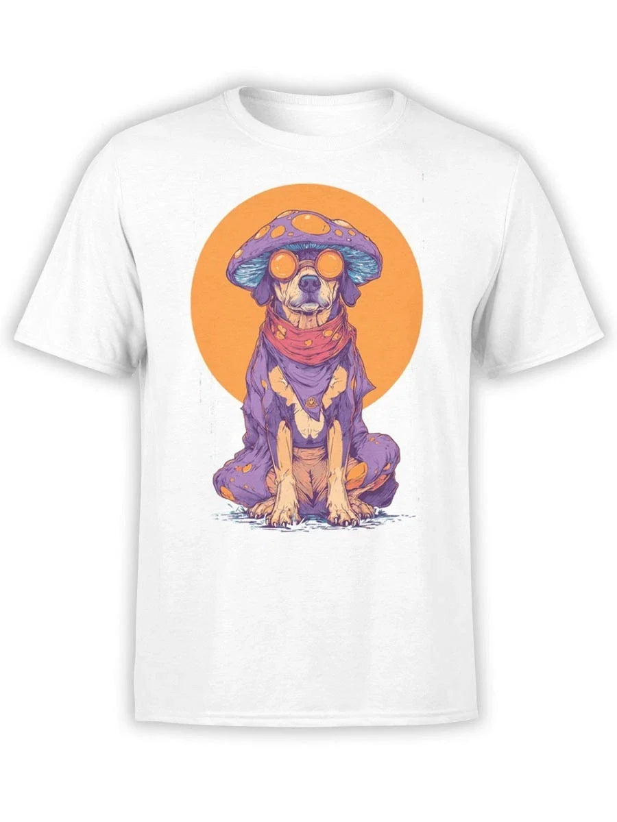 FANTUCCI Shroom Pup | Trippy Dog Tee | Unisex Unisex , , , Long Sleeve Tee