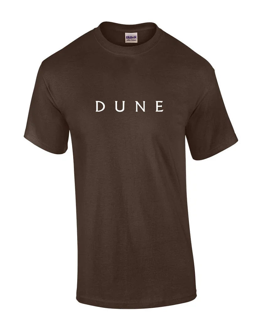DUNE COOL SCI FI BOOK 80s Movie GEEK Chocolate Brown Cotton TEE Shirt Unisex , , , Long Sleeve Tee