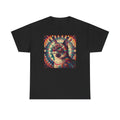 Psychedelic Cat Tee, Dark Grunge, Scene, Punk Aesthetic, Gothic Alt Shirt, D2 Unisex , , , Long Sleeve Tee