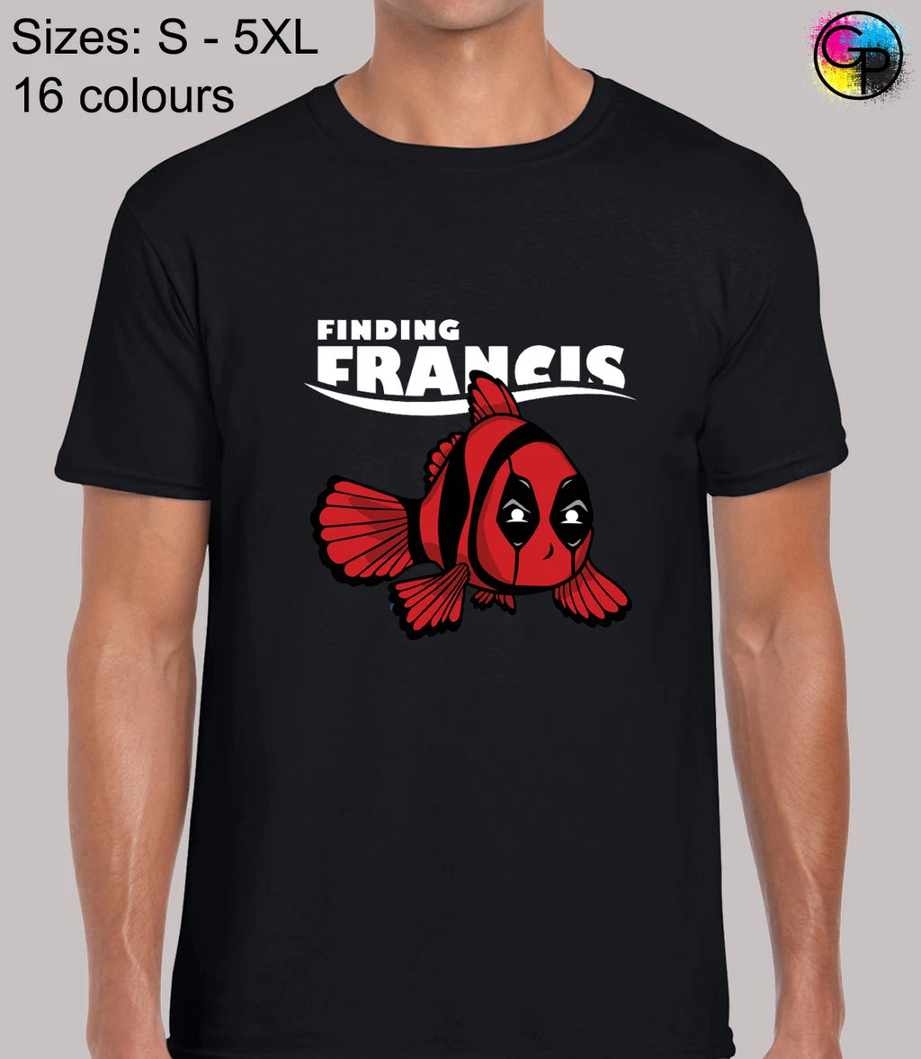 Finding Francis Super Hero Movie & Comic Book Fan Novelty Regular Men's T-Shirt