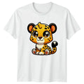 Cute Leopard Cub Animals Mens Womens Tee Graphic Unisex Top Unisex , , , Long Sleeve Tee