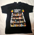 Vintage Y2K T Shirt Mens L You Will Never Stop Belgian Beer Graphic Black Tee