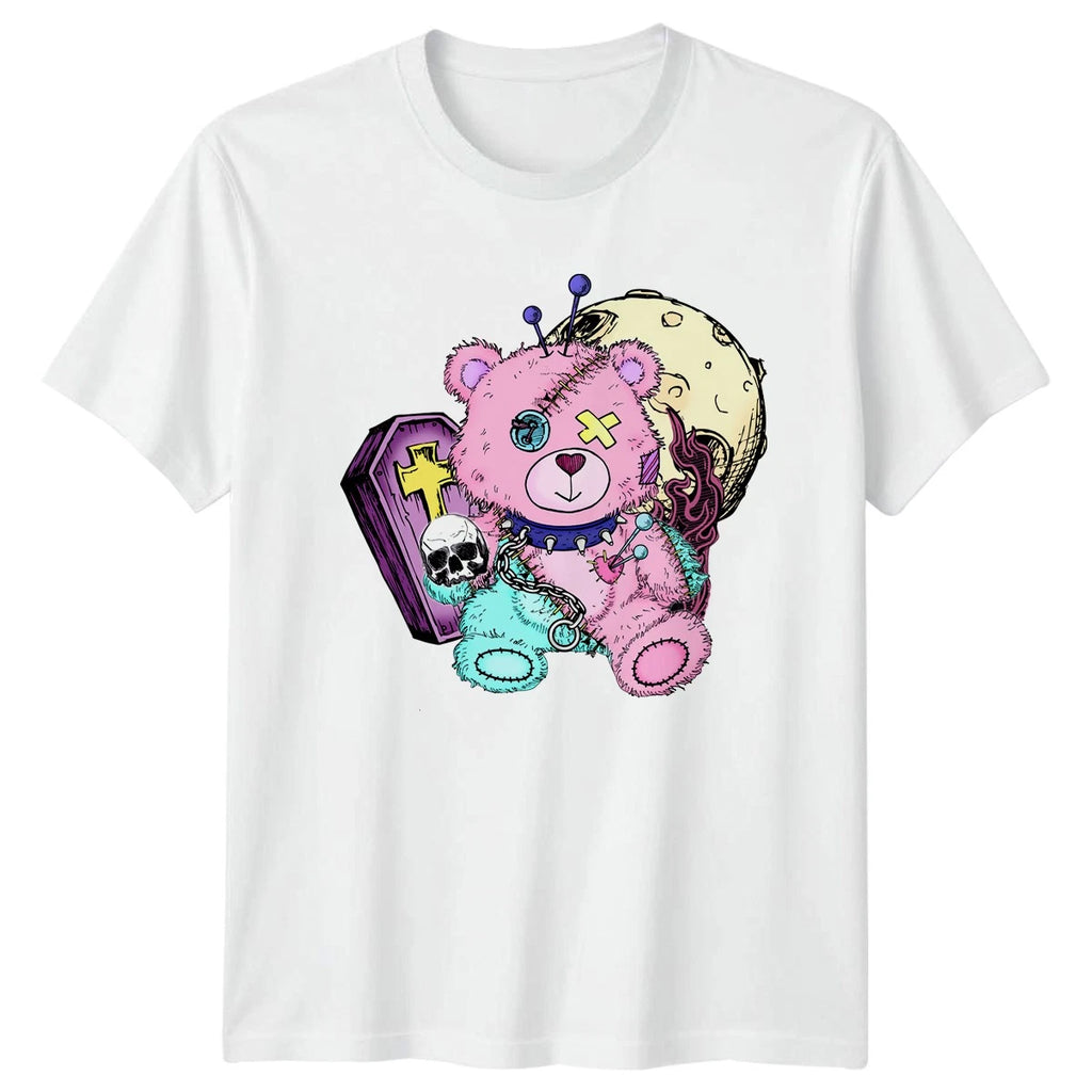 Kawaii Pastel Goth Bear Spooky T-Shirt Kawaii Goth Alternative Fashion