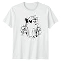 Spooky Cute Floral Ghost Bat Floral Ghost Halloween Gift For Him And Her Unisex , , , Long Sleeve Tee