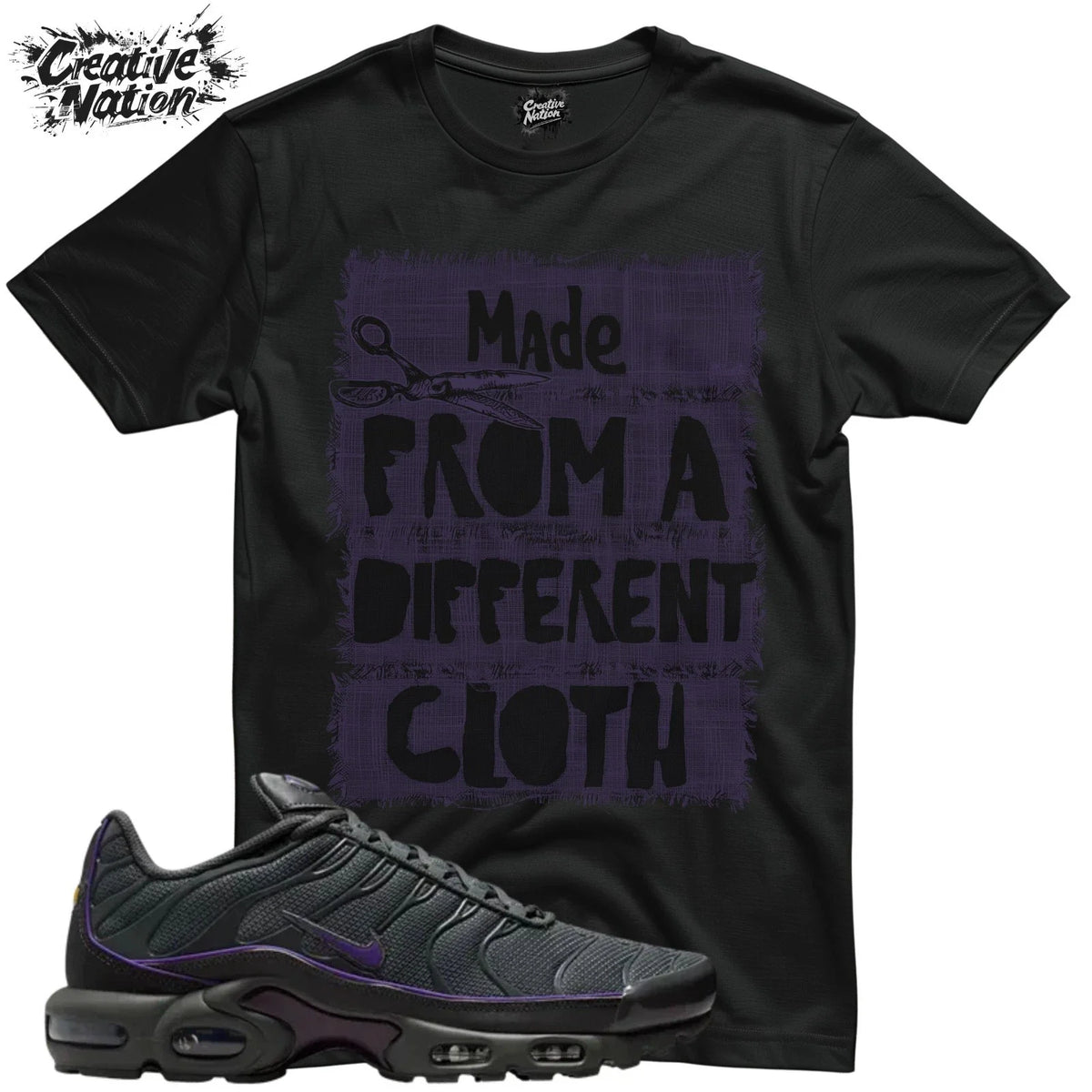 Shirt To Match Air Max Plus OG Iron Grey Wild Grape Unisex Tee Gym Shirt Unisex , , , Long Sleeve Tee