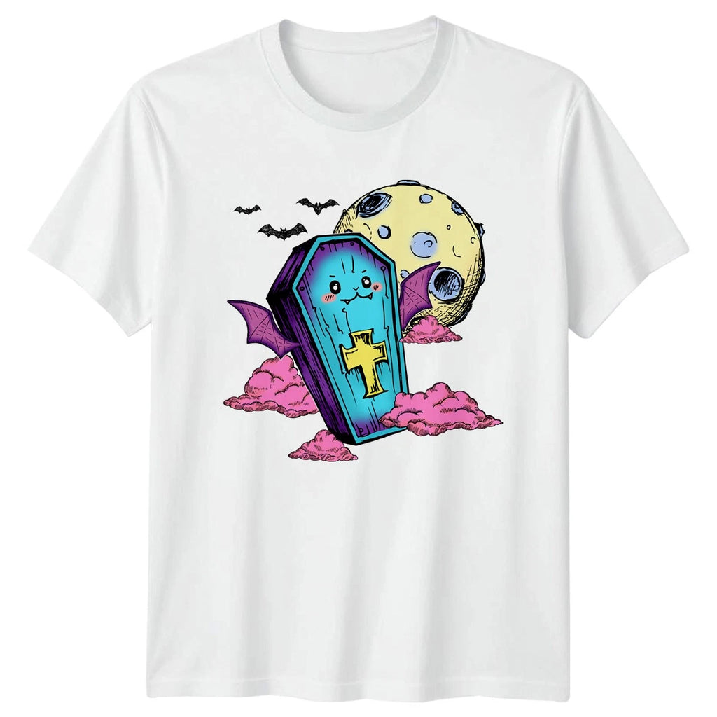 Kawaii Pastel Goth Coffin Bat T-Shirt Pastel Goth Halloween Halloween Gift