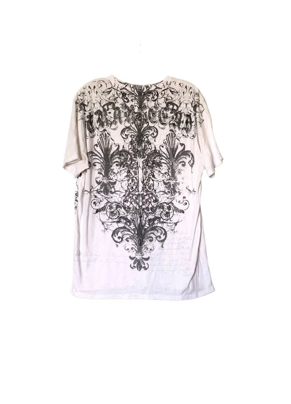 Affliction Style Y2K Gothic Grunge Graphic Size Large Unisex , , , Long Sleeve Tee
