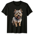 Cute Yorkshire Terrier Dog Watercolor Portrait Pet Unisex , , , Long Sleeve Tee