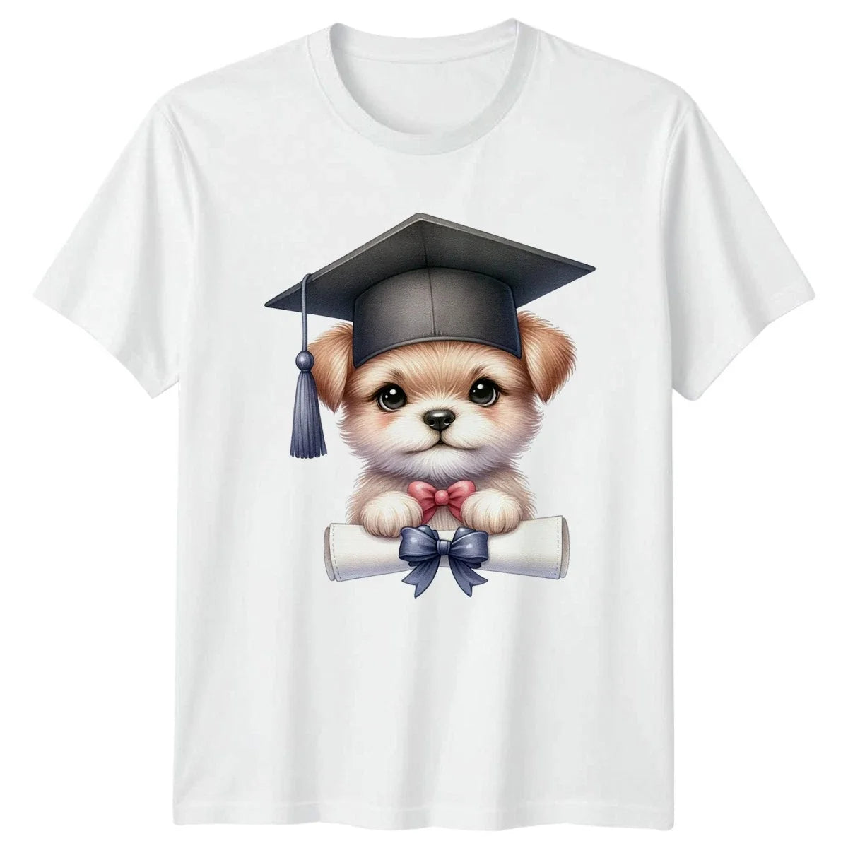 Cute Puppy Graduation Puppy Dogs 2026 Graduation Gift For Him And Her Unisex , , , Long Sleeve Tee