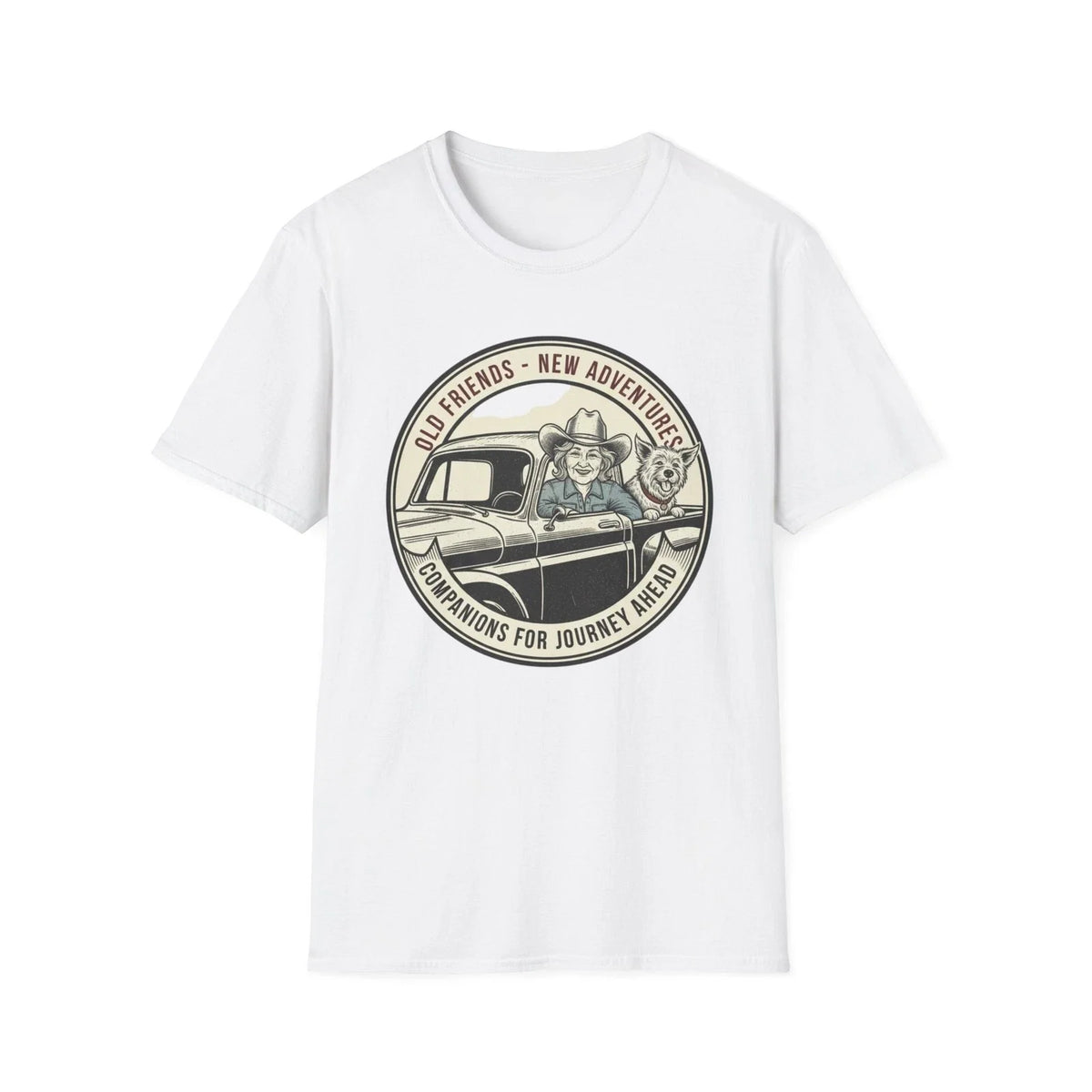 Women Vintage Style Dog Mom Design - Western Cowgirl Aesthetic Shirt Unisex , , , Long Sleeve Tee