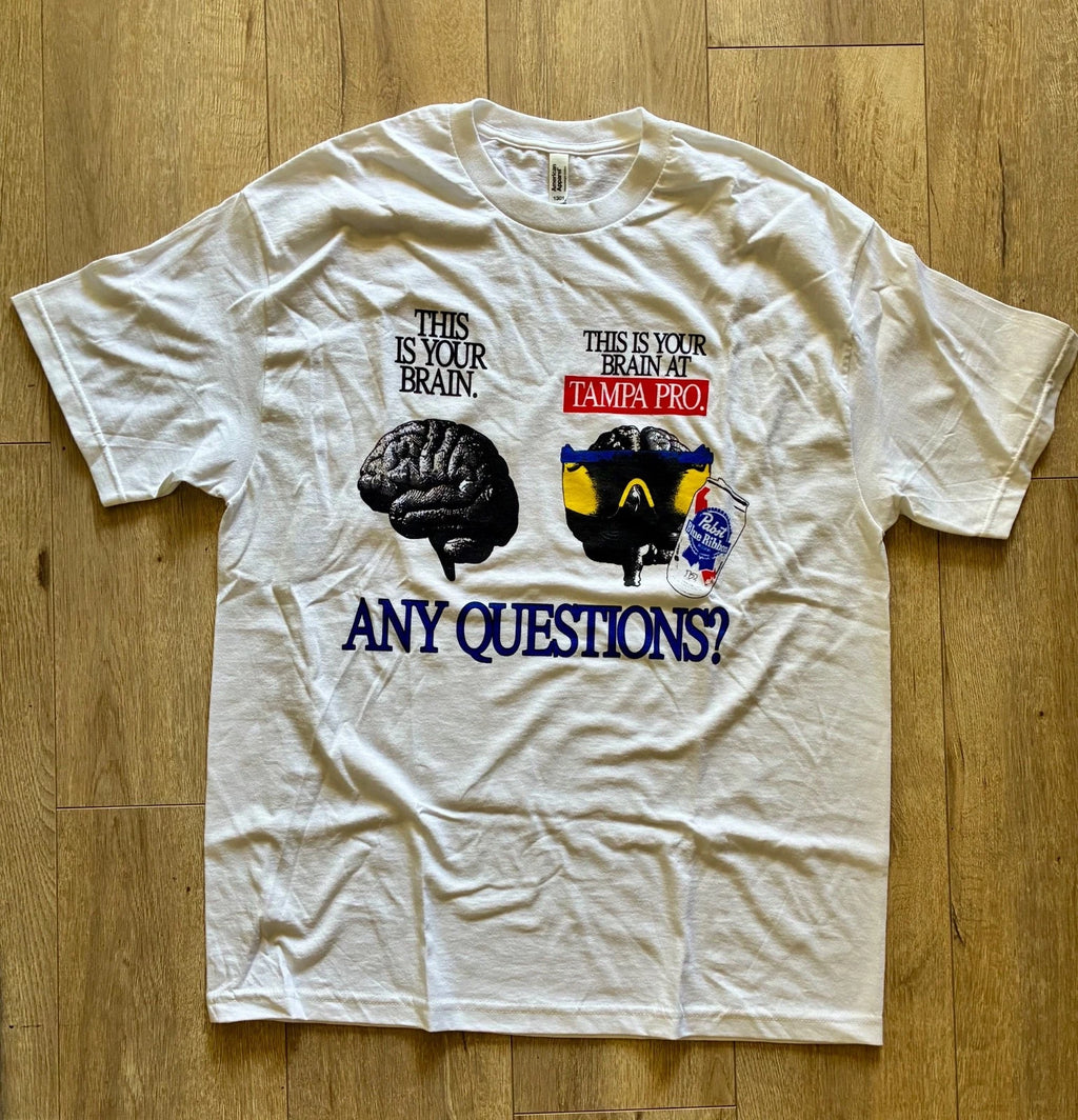 SkateParkofTampa / PBR Beer skateboard shirt vintage