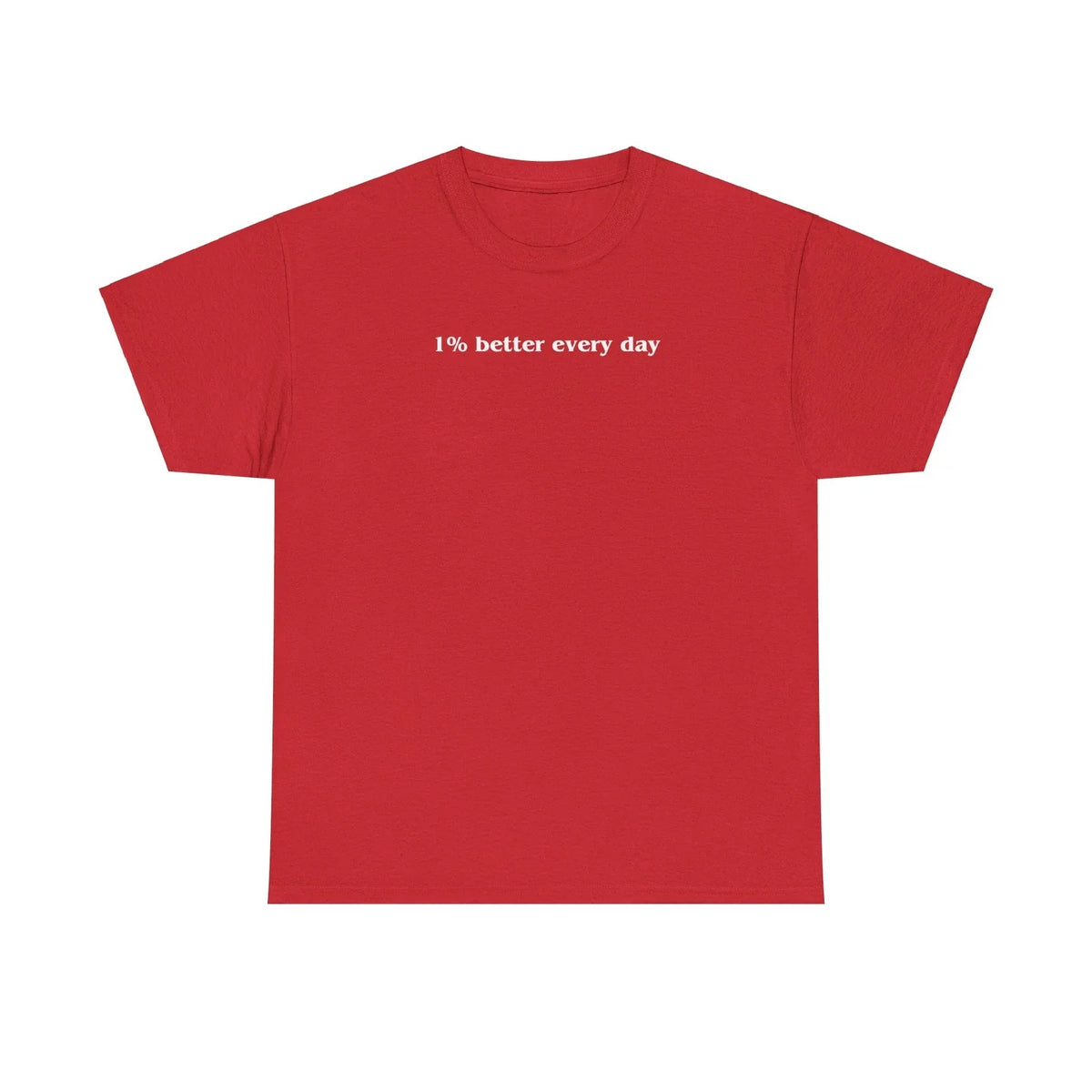 1% better every day - white - Shirt Unisex , , , Long Sleeve Tee