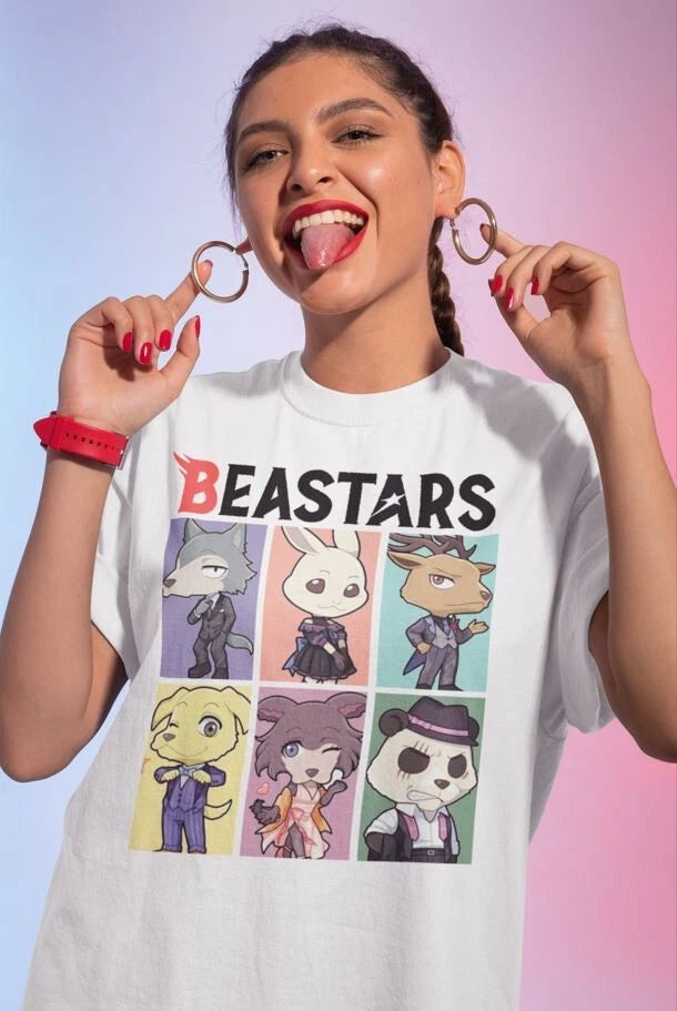 Beastars Legoshi Beastars Shirt Girl Anime Japanaise Style Gifts Shirt All Size