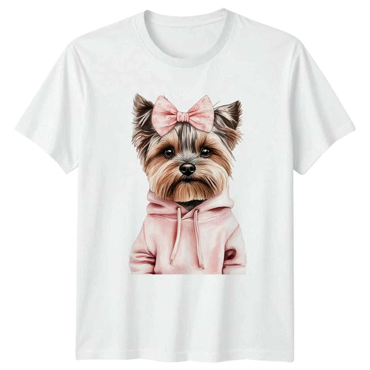 Watercolor Yorkshire Terrier Dog Womens Yorkie Mom Pet Lover Unisex , , , Long Sleeve Tee