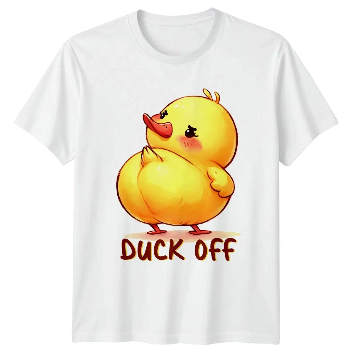 Duck Off Kawaii Cute Pun Humor Sarcasm Birthday Gift For Him And Her Unisex , , , Long Sleeve Tee