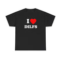 I Love Dilfs Tshirt Y2K, I Love Dads Tshirt I Heart Tee Y2K Aesthetic Shirt 00s Unisex , , , Long Sleeve Tee