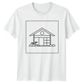 House Minimalist Architecture Mens Ladies Tee Unisex Graphic Top Unisex , , , Long Sleeve Tee