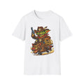 Goblin Cowboy Riding Boar | Western Monster Art Unisex , , , Long Sleeve Tee