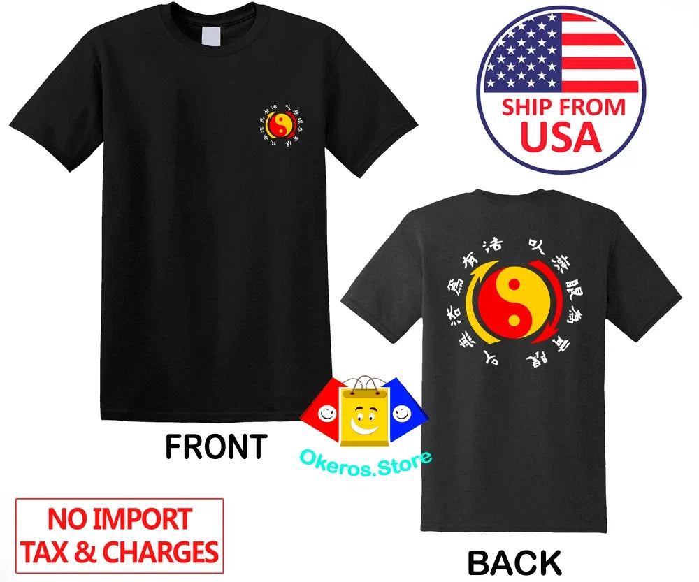 Jeet Kune Do Academy Karate MMA Men's Black Size S to 3XL Unisex , , , Long Sleeve Tee