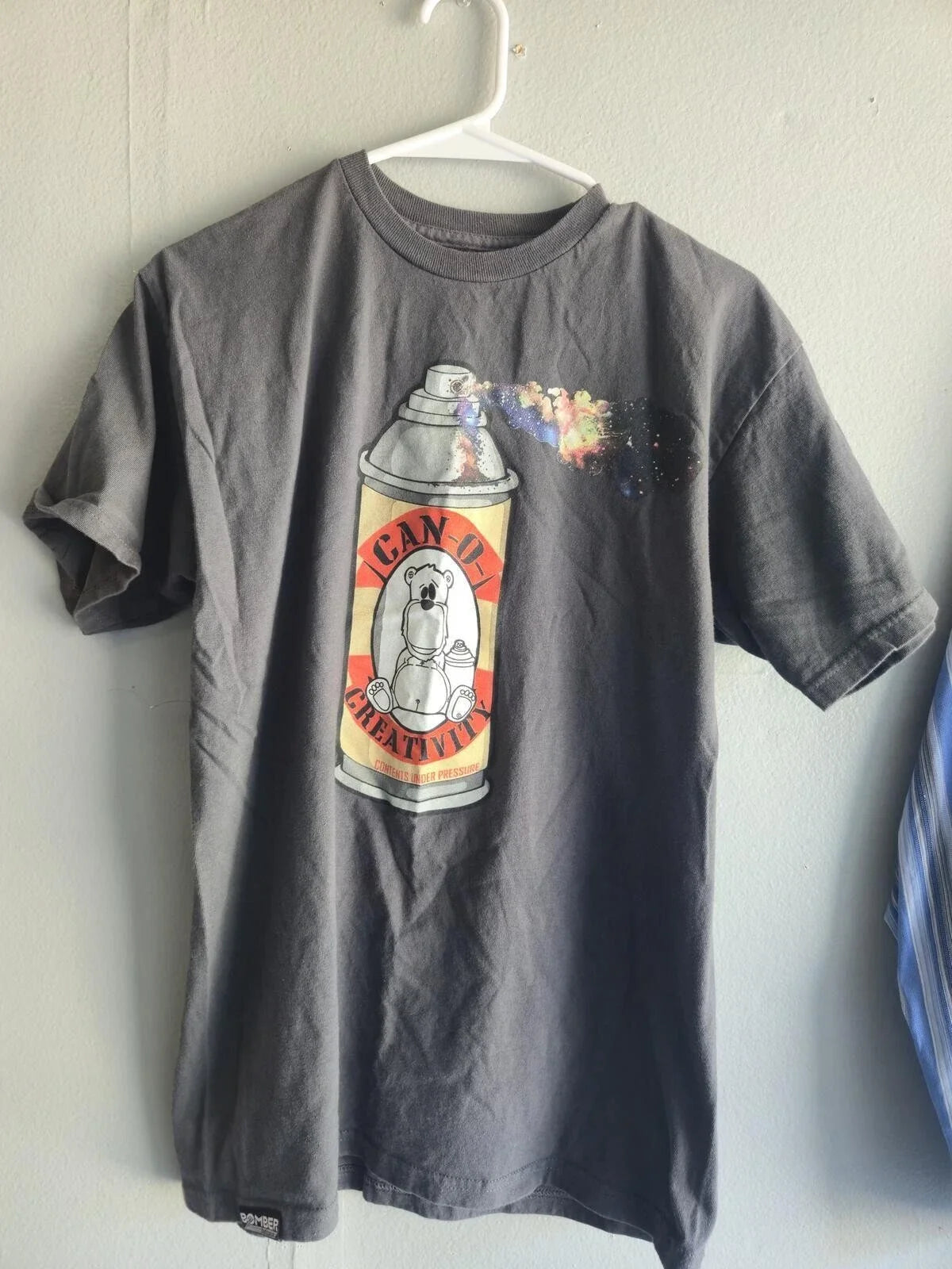 Umbrella Hydra 'I Can-OL Creativity' GRAY Graphic MENS SIZE MEDIUM Unisex , , , Long Sleeve Tee