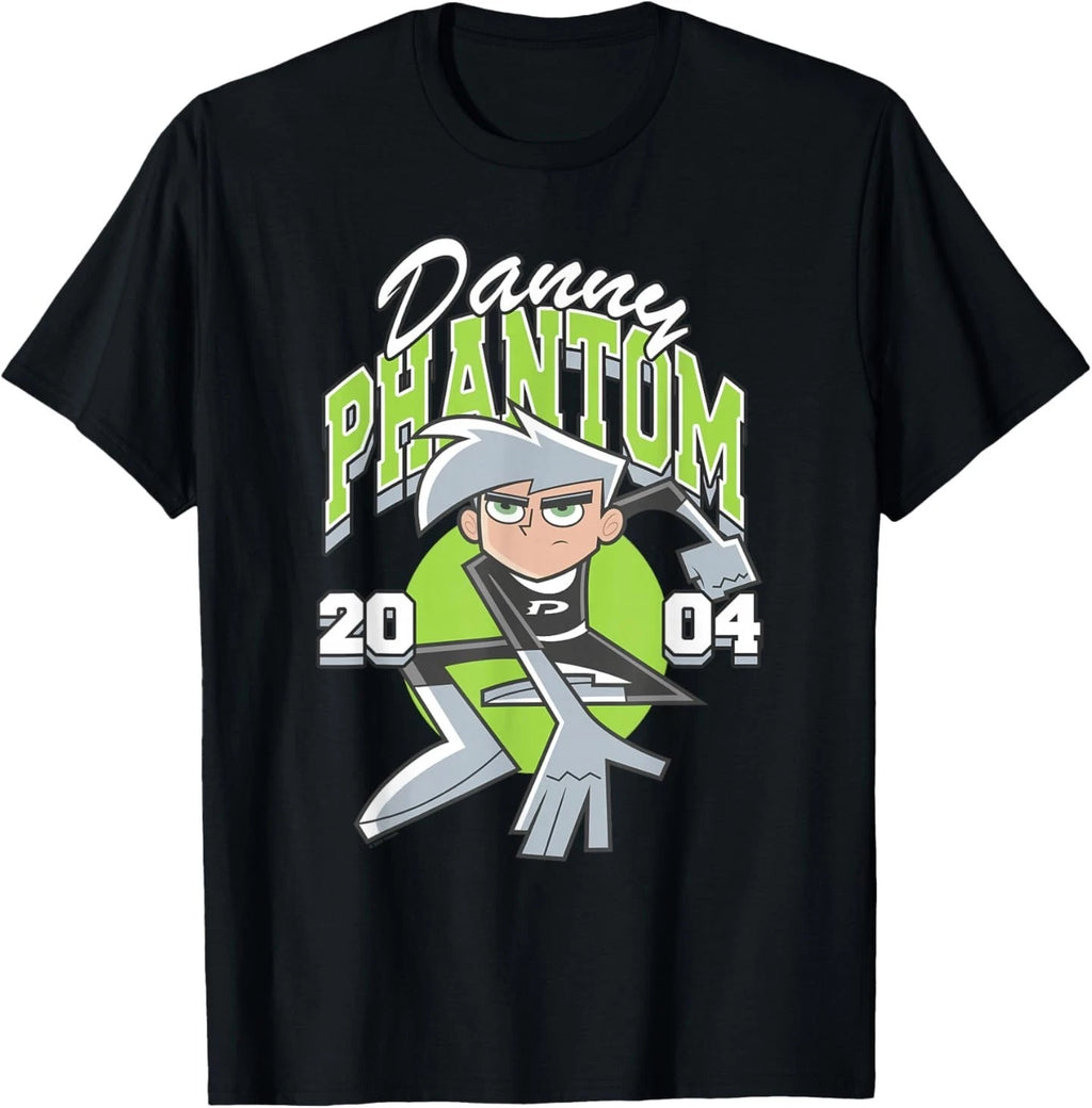 Danny Phantom 2004 Athletic Logo Retro Cartoon T-Shirt