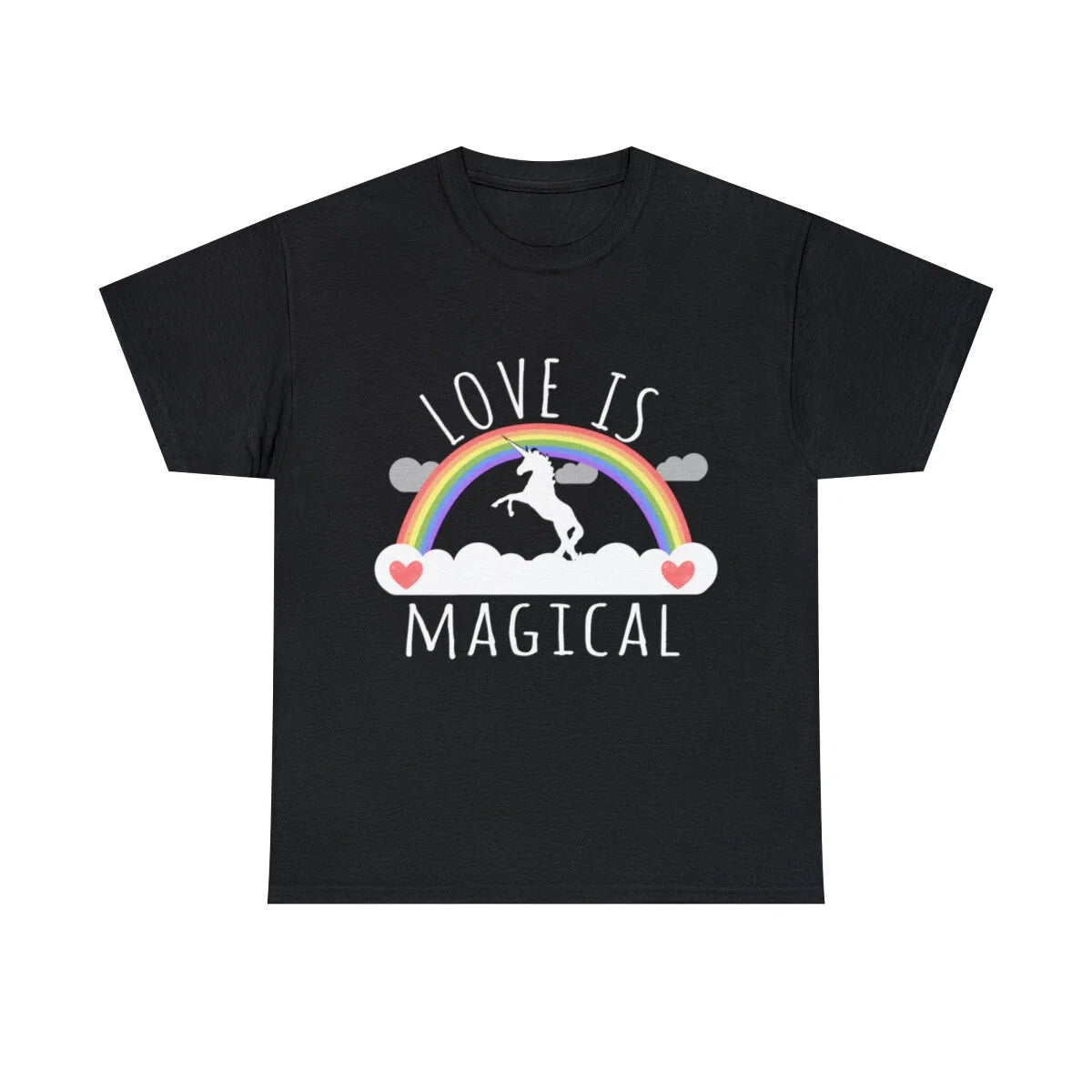 Love Is Magical Graphic Tee Shirt, S-5XL Unisex , , , Long Sleeve Tee