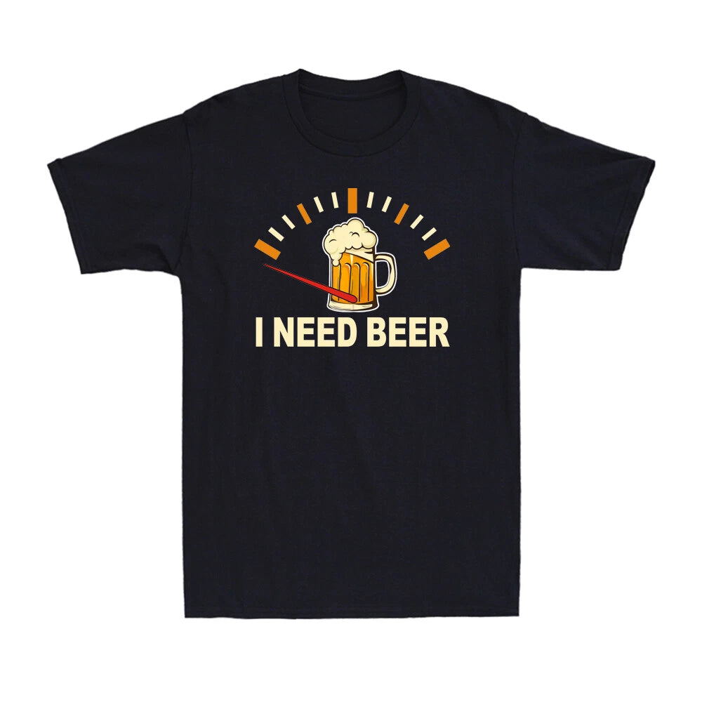 I Need Beer Shirt Beer Drinking Lovers Gift Oktoberfest Vintage Men's T-Shirt