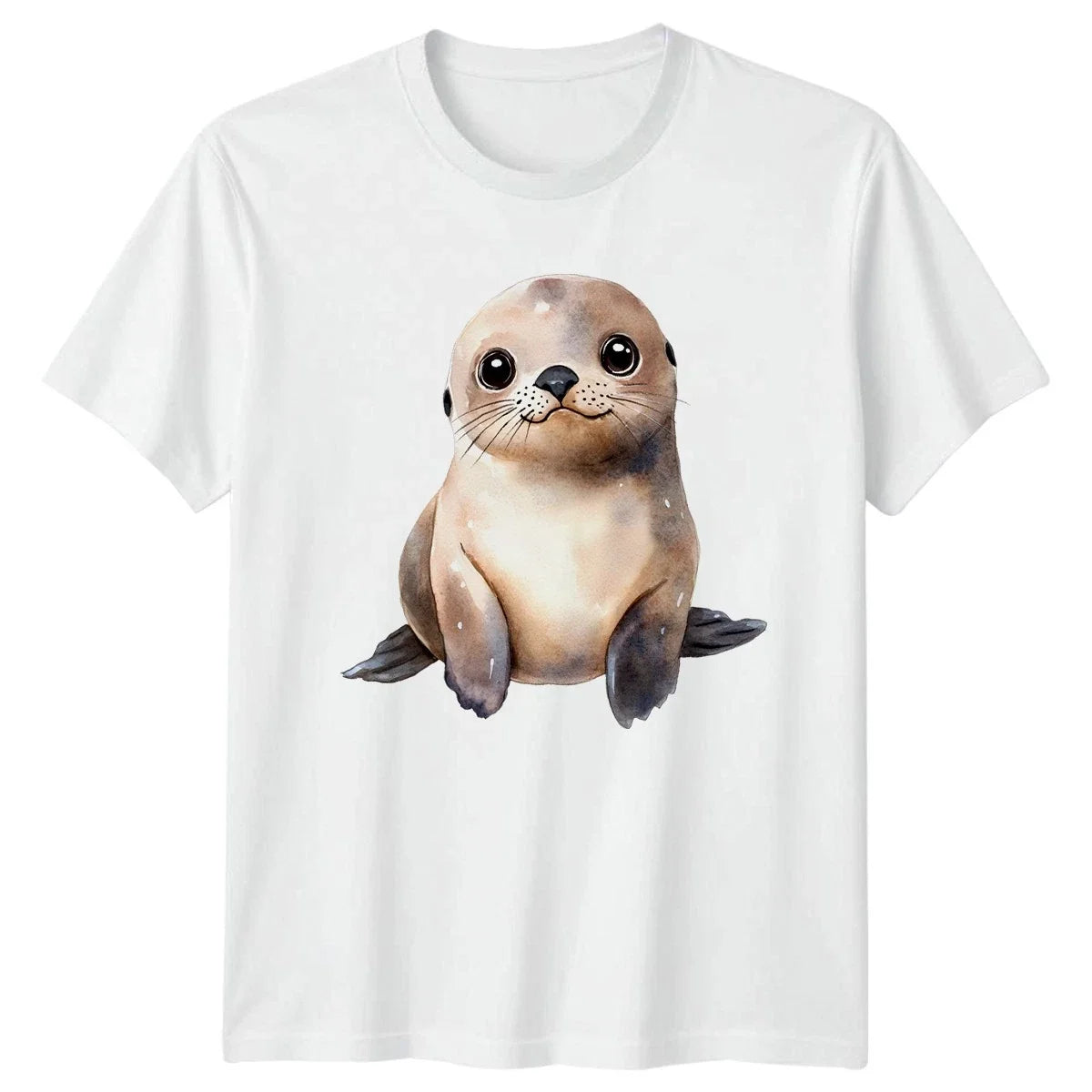 Cute Baby Sea Lion Marine Life Nature Gift For Him And Her Unisex , , , Long Sleeve Tee