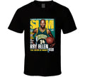 Slam Magazine Issue 87 Ray Allen Popular Basketball Magazine Grunge Look T Shirt Unisex , , , Long Sleeve Tee