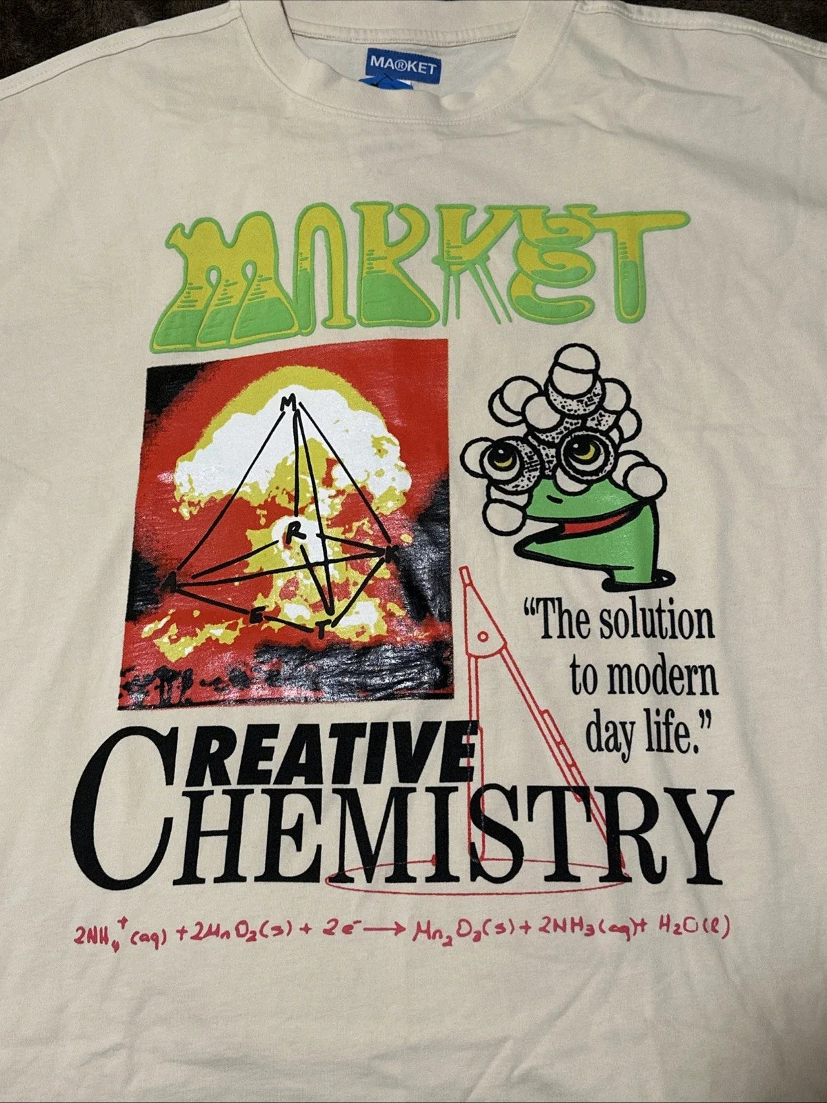 Market Creative Chemistry Ecru China Atom Double Sided Xxl 2xL 3xl 4xl Unisex , , , Long Sleeve Tee